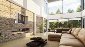 Fireplace installation